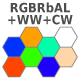 LED RGBRbAL+WW+CW