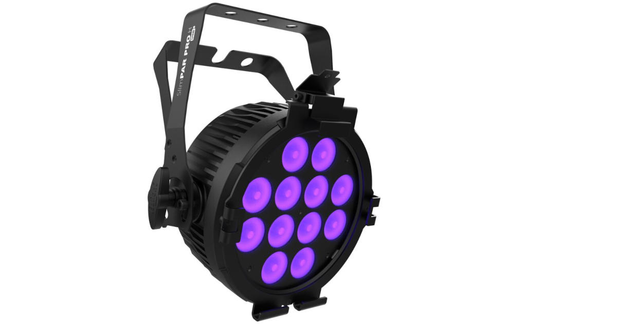 2x Chauvet DJ SlimPar Pro H USB &ndash; PAR LED RGBAW+UV Con D-Fi, Controllo DMX